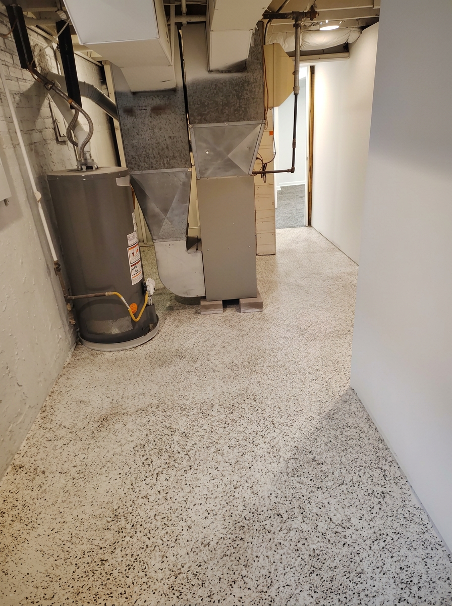 Basement remodel in Plainfield IL mechanical room