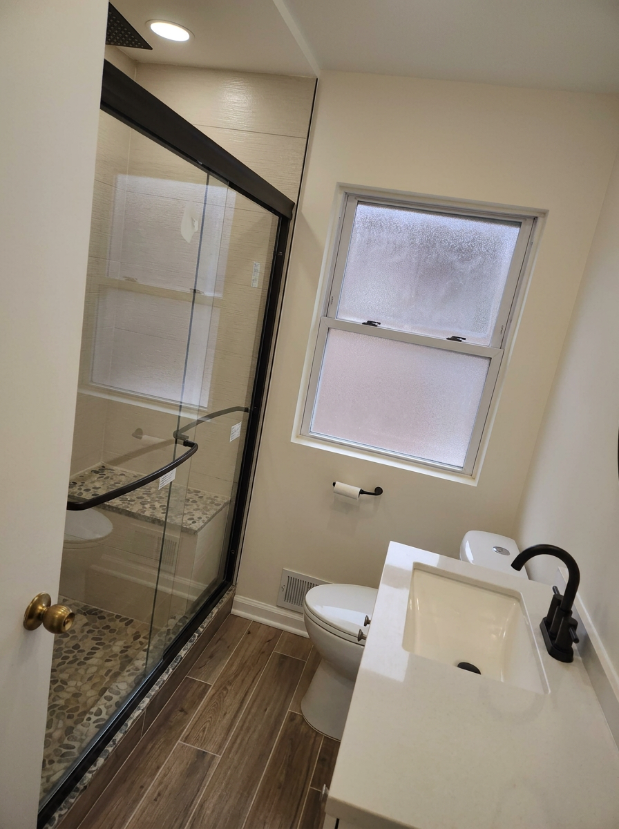 Bathroom remodel in Plainfield IL full view