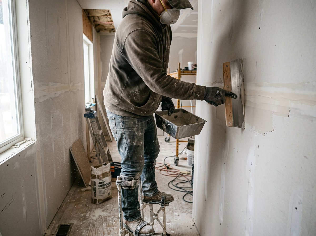 Home renovation in Plainfield IL staircase framing