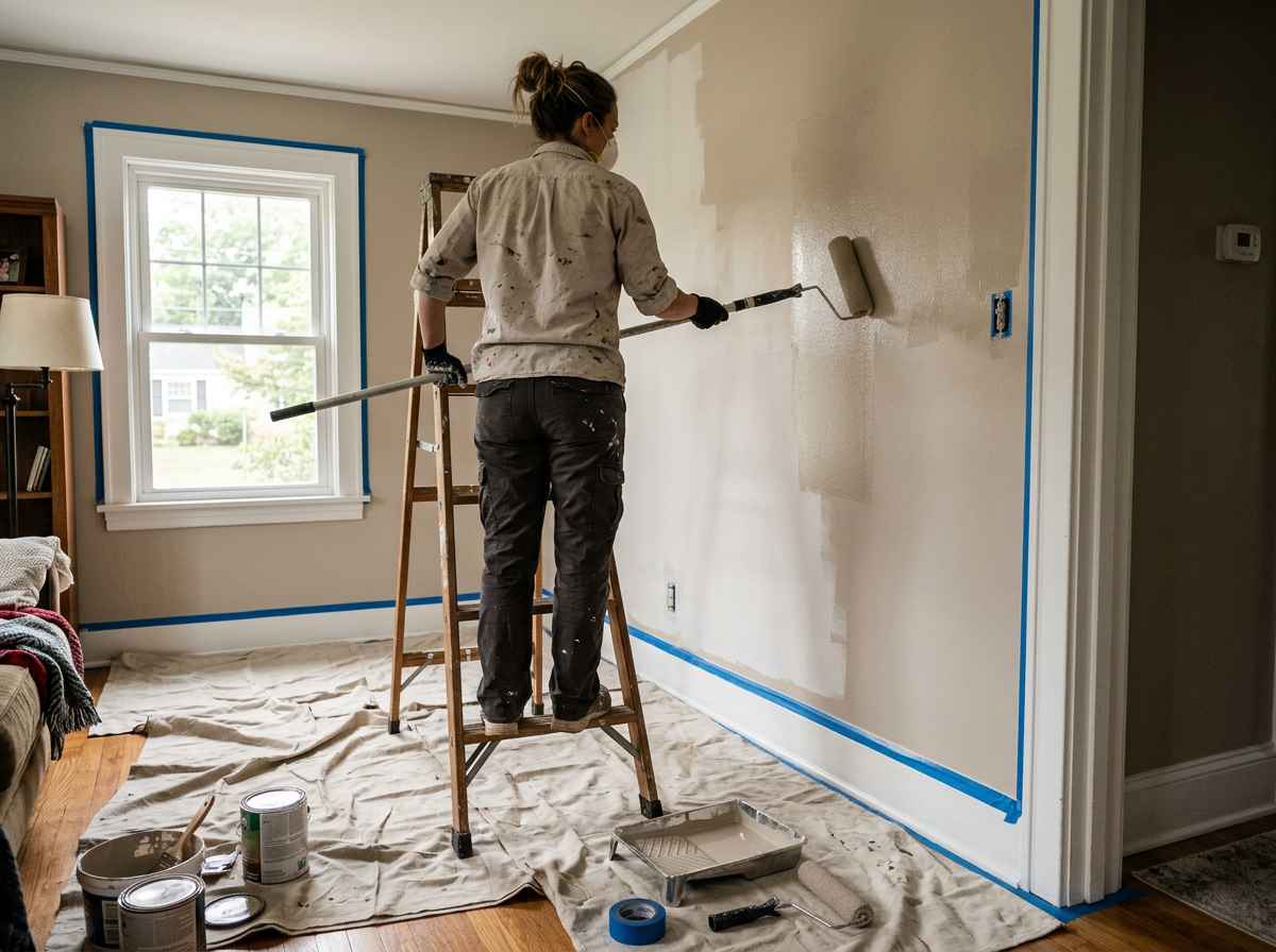 Commercial painting in Plainfield IL exterior crew